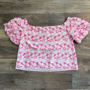 Lilly Pulitzer Off the Shoulder Top